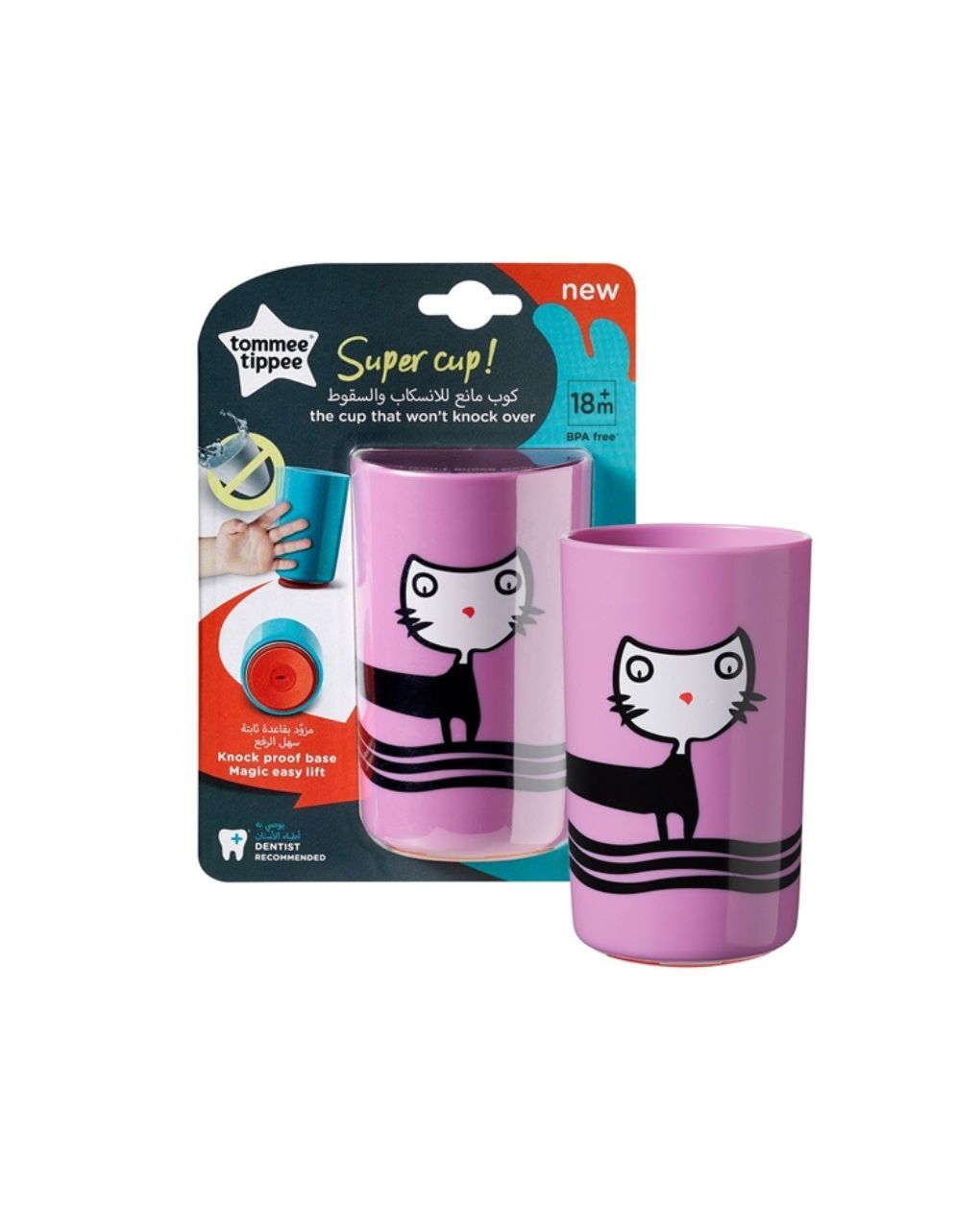 Tommee tippee κύπελο που δεν πέφτει 290ml 12m+ (2 χρώματα), 44730875 - Tommee Tippee