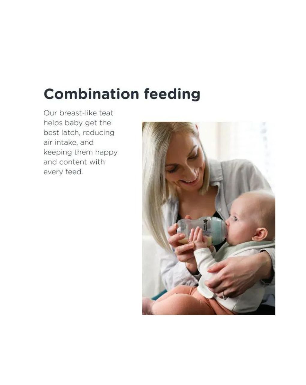 Tommee tippee πλαστικό μπιμπερό advanced anti-colic μικρής ροής 260ml (2τμχ) 0m+, 42252586 - Tommee Tippee