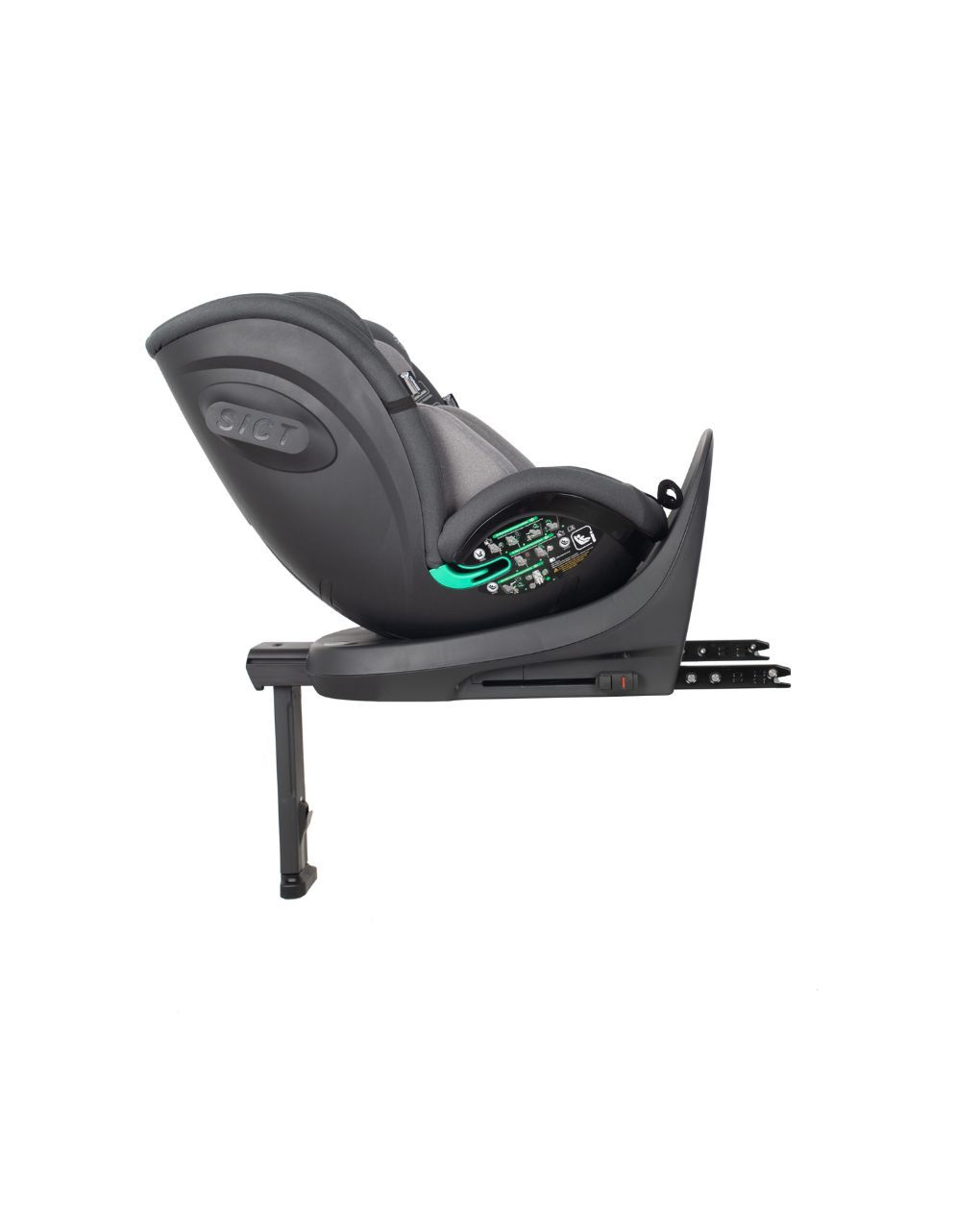 Freeon κάθισμα αυτοκινήτου i-size (40-150cm) space 360° με πόδι στήριξης grey 82474 - Freeon