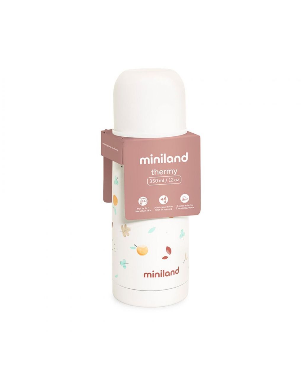 Miniland ανοξείδωτος θερμός υγρών thermos valencia 350ml ml89572 - Miniland