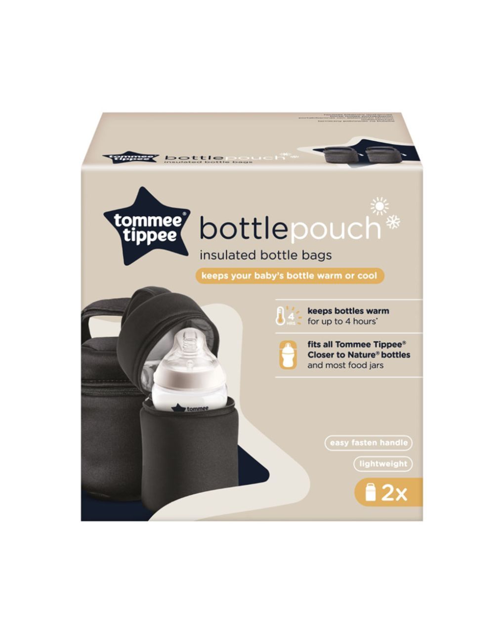 Tommee tippee close to nature ισοθερμική τσάντα αποθήκευσης και μεταφοράς μπιμπερό 2τχμ, 43129342 - Tommee Tippee