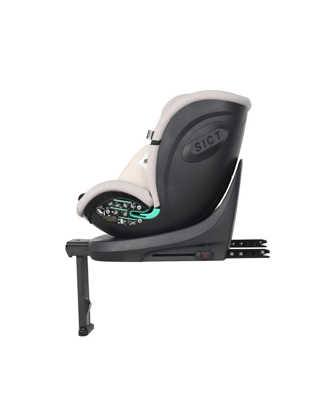 Freeon κάθισμα αυτοκινήτου i-size (40-150cm) space 360° με πόδι στήριξης beige 82467 - Freeon