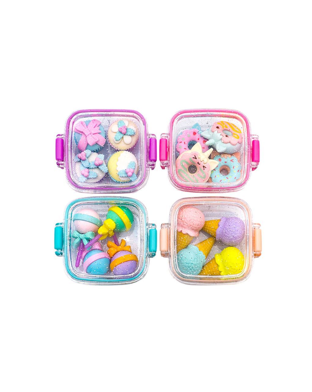 γόμες fancy erasers in lunchbox: delicious desserts σε 4 σχέδια