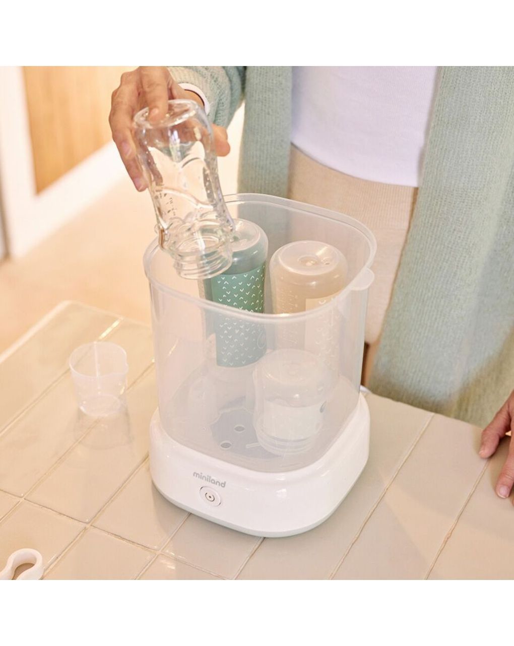 Miniland αποστειρωτής μπιμπερό mini steamy ml89580 - Miniland