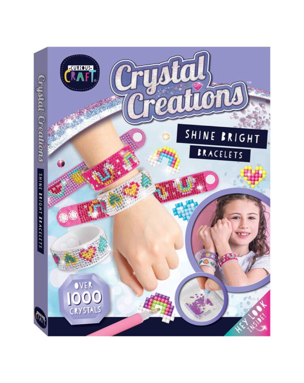 Curious craft crystal creations: shine bright bracelets - HINKLER