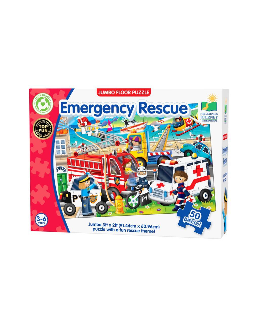 Jumbo παζλ δαπέδου – οχήματα διάσωσης - THE LEARNING JOURNEY