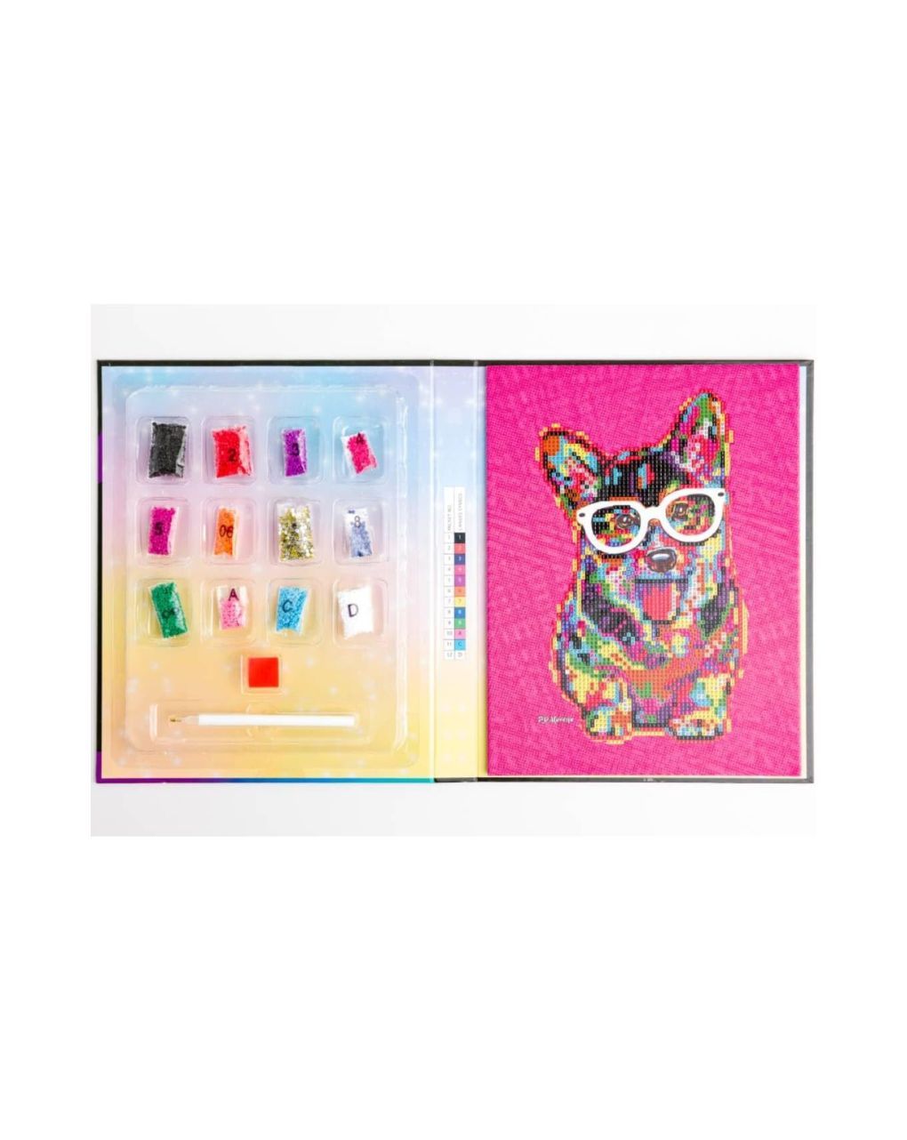 Crystal creations: pd moreno – corgi in glasses - HINKLER