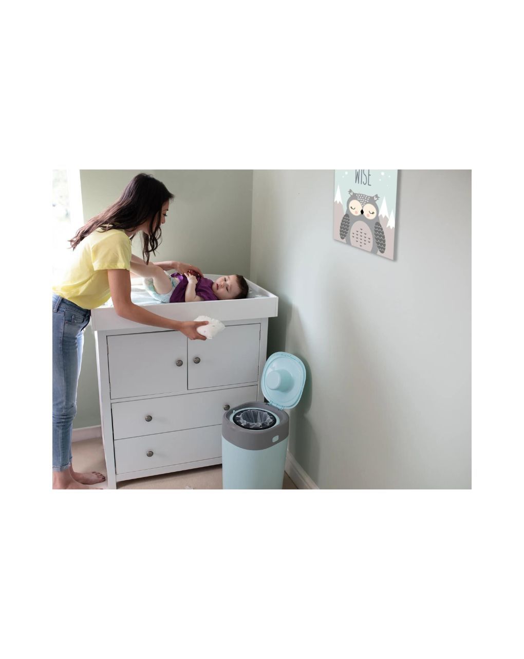 Tommee tippee twist & click κάδος απόρριψης πάνας μπλε, 85102401 - Tommee Tippee