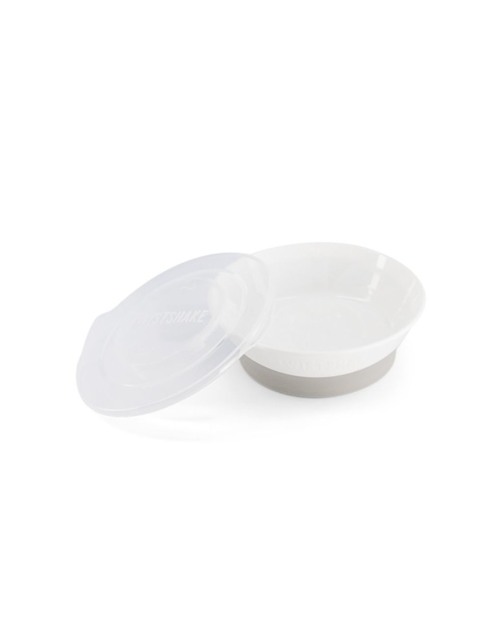 Twistshake μπολ φαγητού αντιολισθητικό 6m+ λευκό 32-08-78157