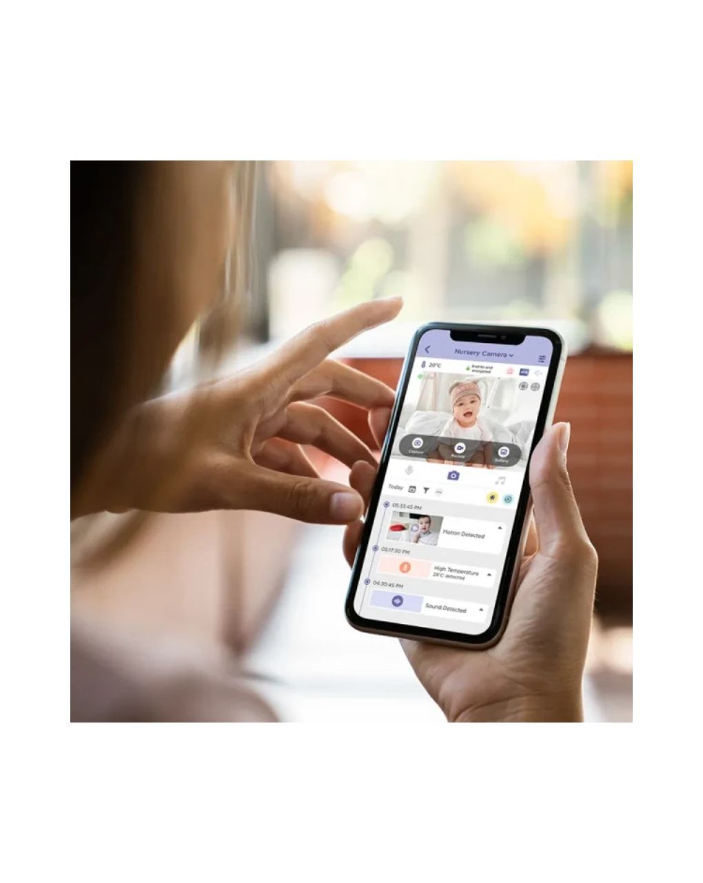 Hubble ενδοεπικοινωνία με αμφίδρομη επικοινωνία nursery pal essential 2.8, 4499-whgr-01 - HUBBLE CONNECTED