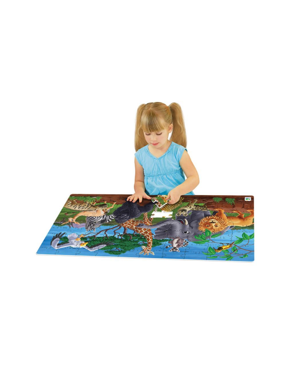 παζλ 2 σε 1- φωσφορίζει στο σκοτάδι – άγρια ζωή - THE LEARNING JOURNEY