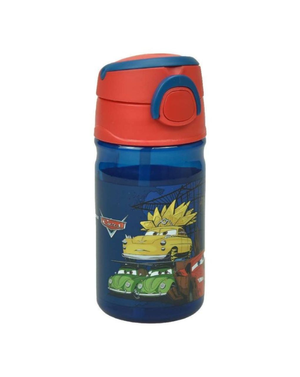 Gim παγούρι πλαστικό 350ml cars road rumblers, 552-72204