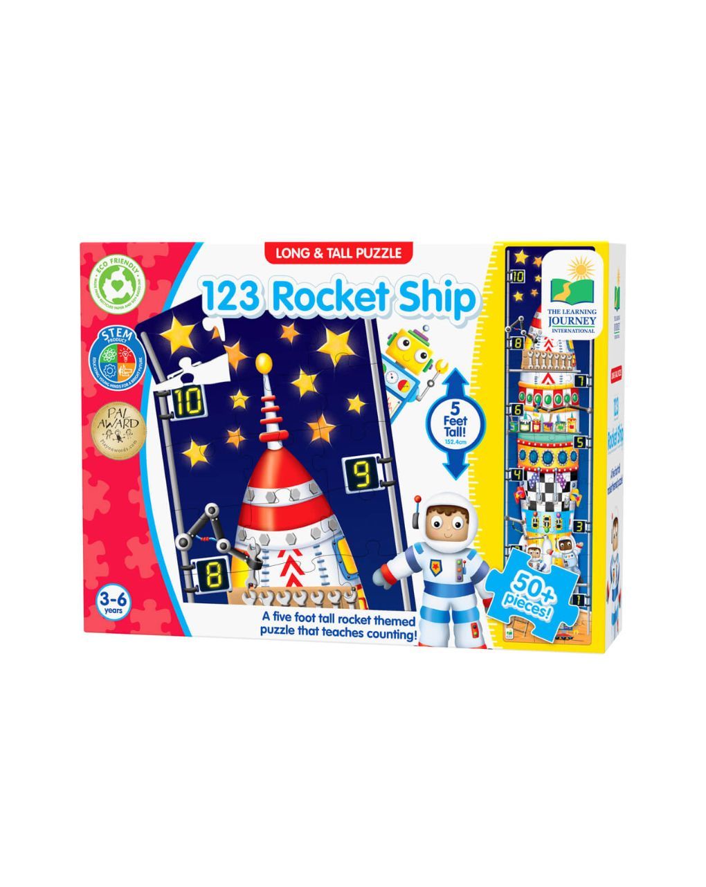 Long & tall παζλ – 123 διαστημόπλοιο - THE LEARNING JOURNEY
