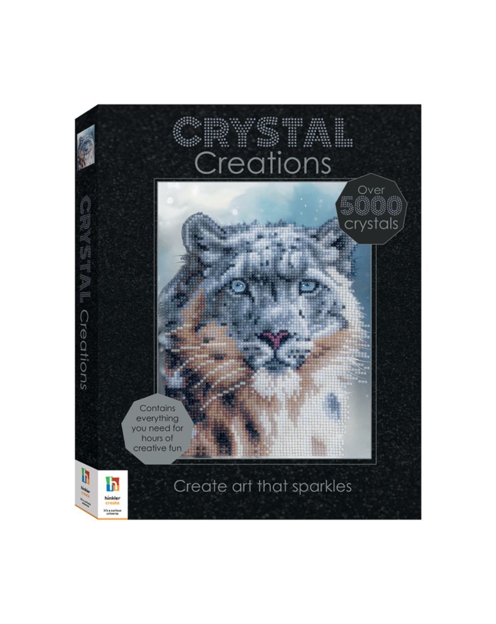 Crystal creations : wild snow leopard - HINKLER
