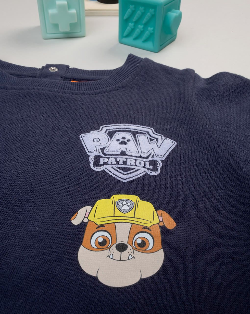 βρεφική μπλούζα φούτερ μπλε paw patrol για αγόρι - Prénatal
