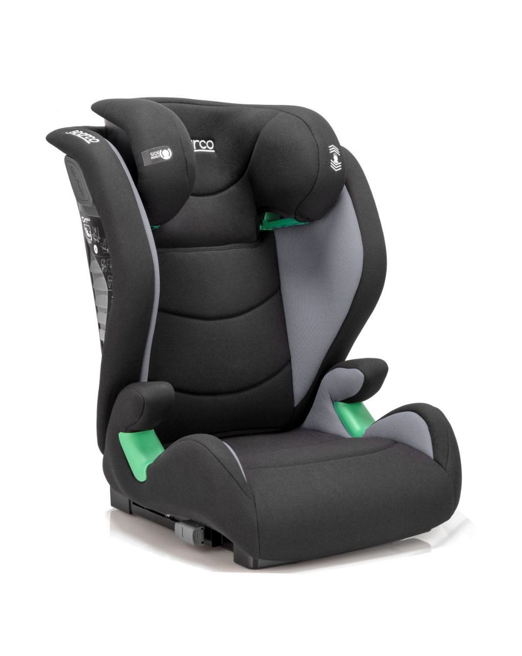 Sparco κάθισμα αυτοκινήτου i-size (100-150cm) black/grey sk2000igr - SPARCO