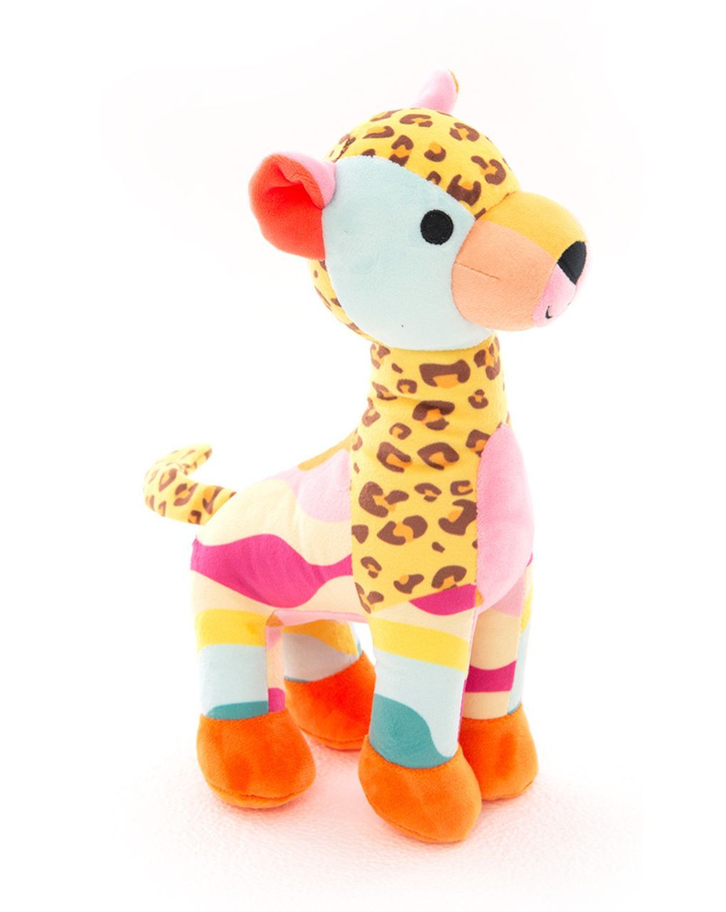 Happymals λούτρινα jungle world: λεοπάρδαλη, hj-003 - HAPPYMALS