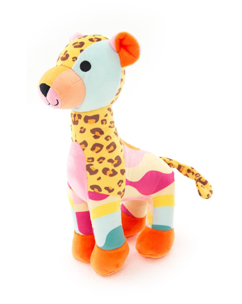 Happymals λούτρινα jungle world: λεοπάρδαλη, hj-003 - HAPPYMALS