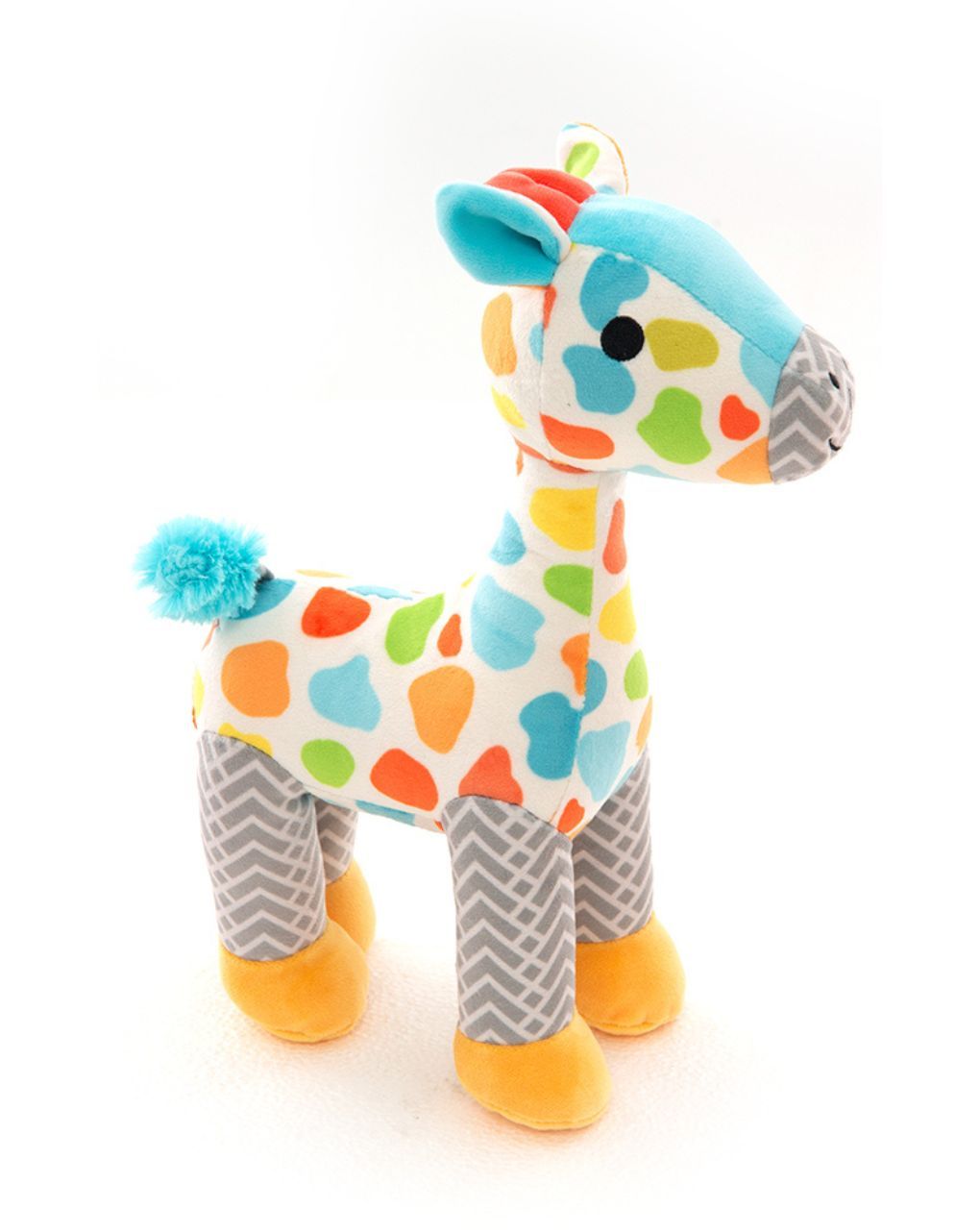 Happymals λούτρινο jungle world: καμηλοπάρδαλη, hj-001 - HAPPYMALS