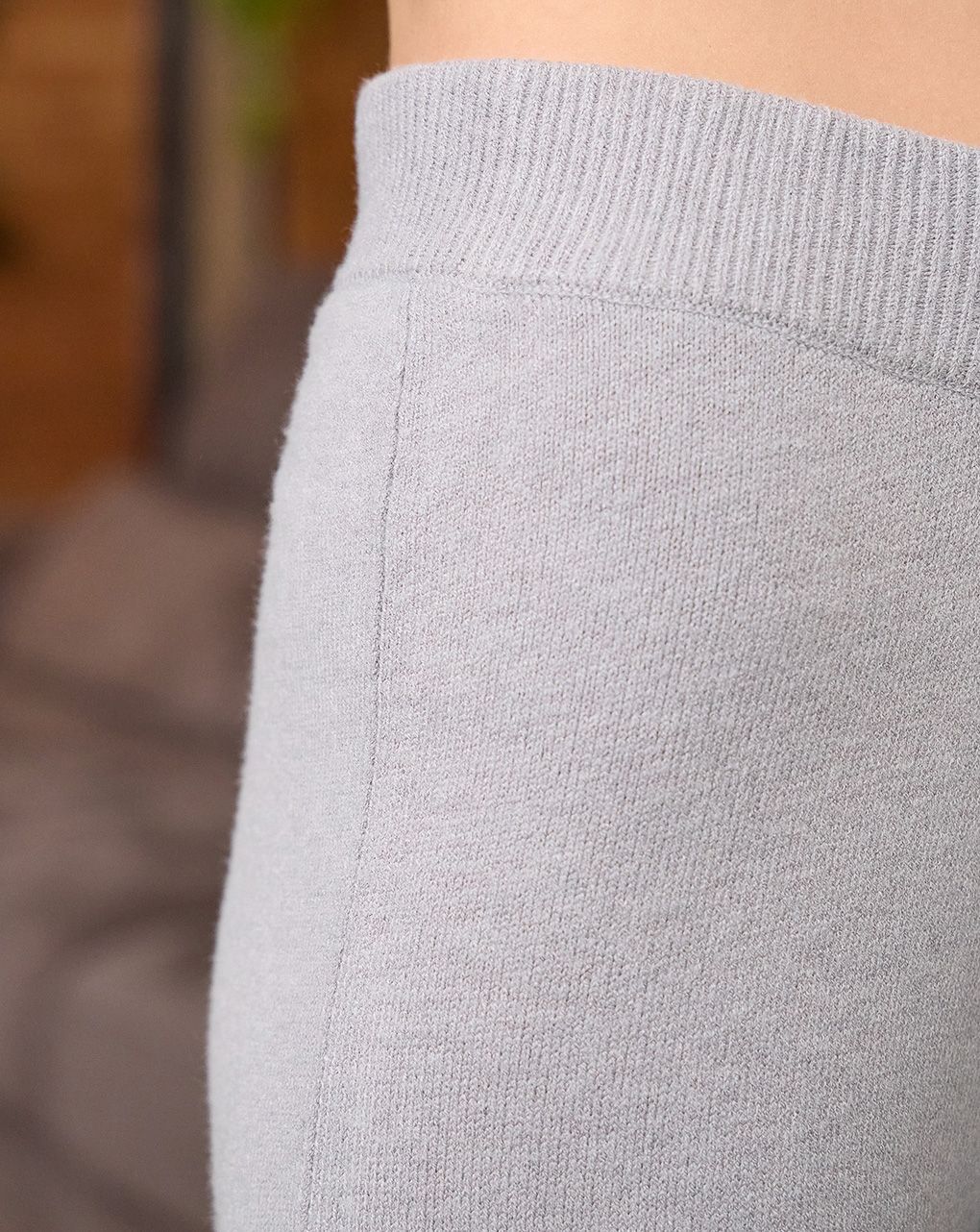 γυναικεία παντελόνα εγκυμοσύνης πλεκτή γκρι - Prénatal