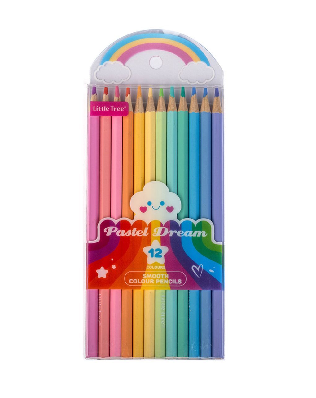 Pastel dream σετ 12 μολύβια smooth colour, lt511209 - LITTLE TREE