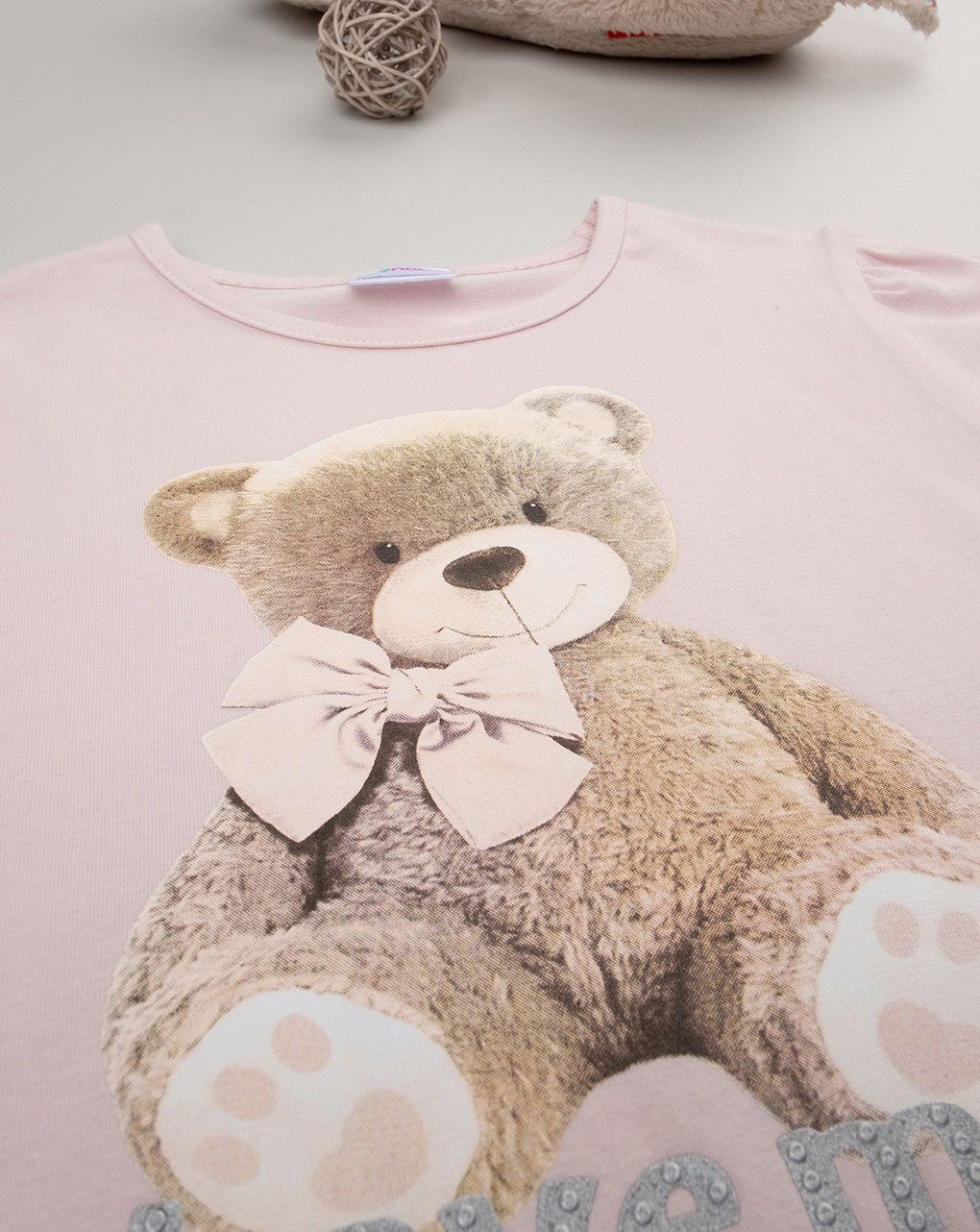 παιδική μπλούζα ροζ love me για κορίτσι - Prénatal