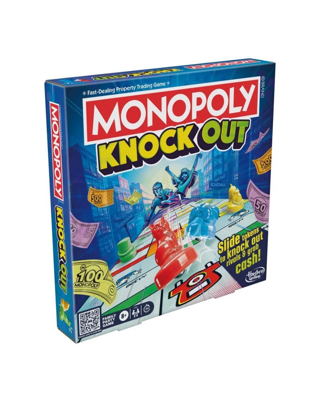 Hasbro επιτραπέζιο παιχνίδι monopoly knockout f8995