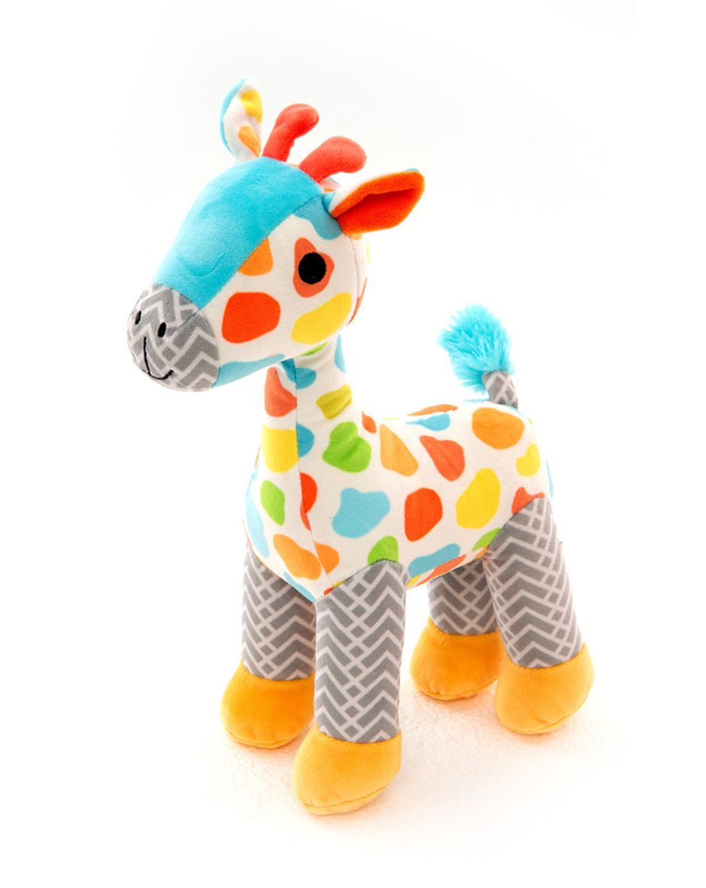 Happymals λούτρινο jungle world: καμηλοπάρδαλη, hj-001 - HAPPYMALS