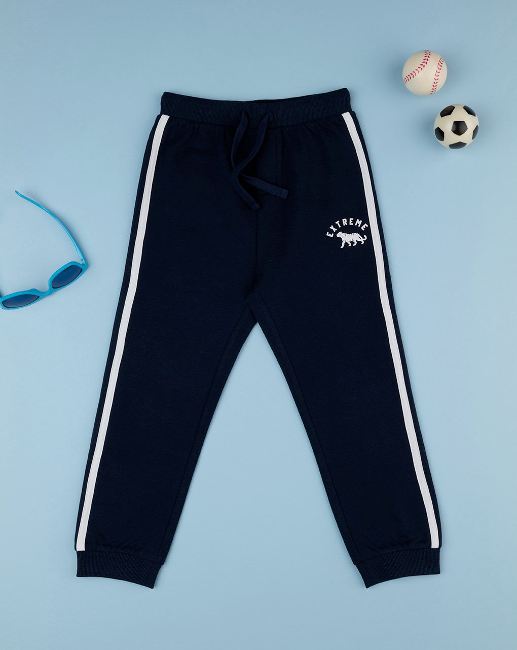 παιδικό παντελόνι φόρμας μπλε extreme για αγόρι