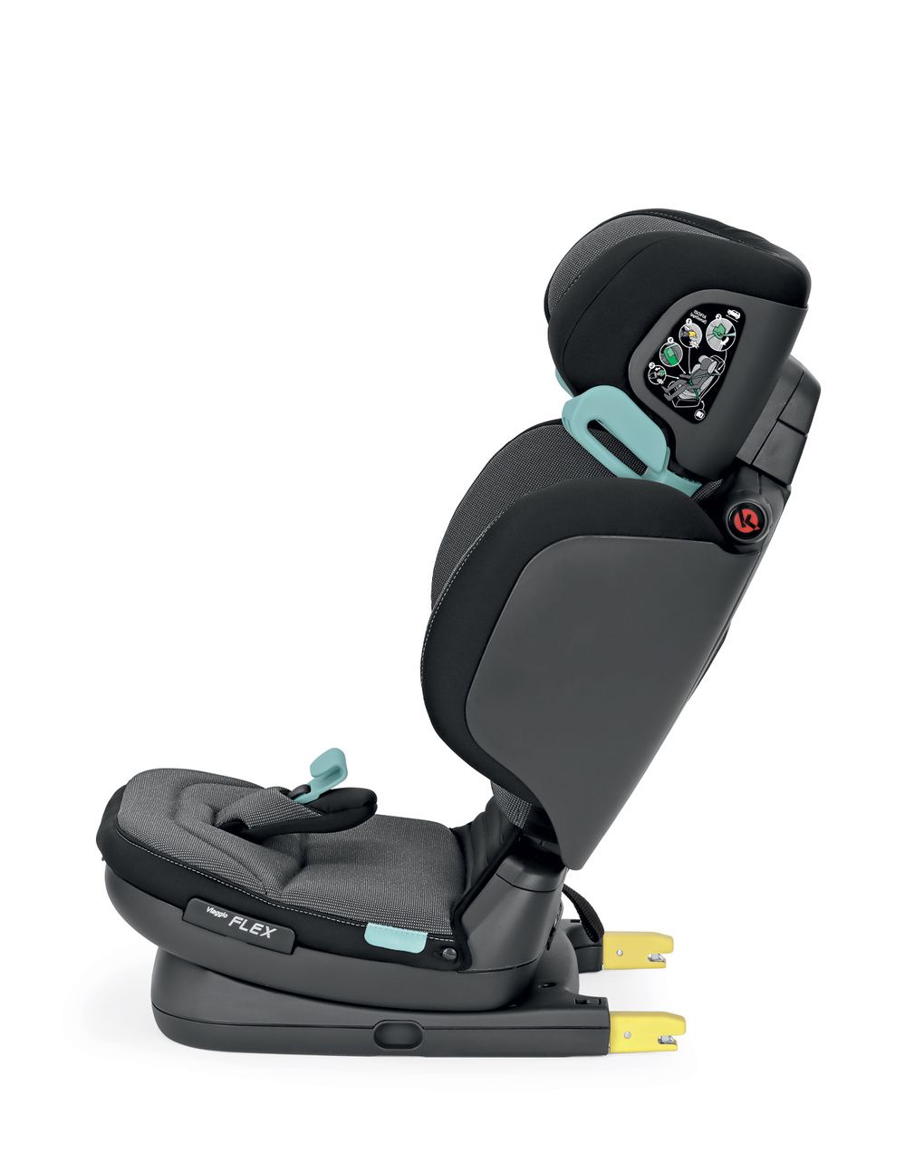 Peg perego κάθισμα αυτοκινήτου viaggio flex i-size (100-150cm) crystal black imvf010000dp53dx13 - Peg-Pérego
