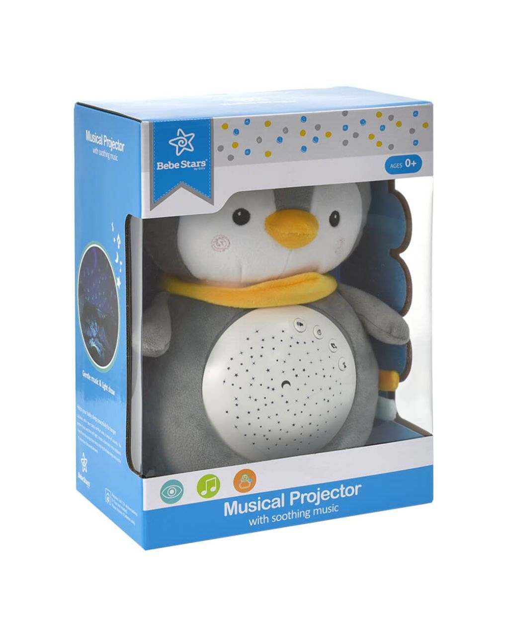 Bebe stars μουσικός προβολέας penguin 855-172 - Bebe Stars