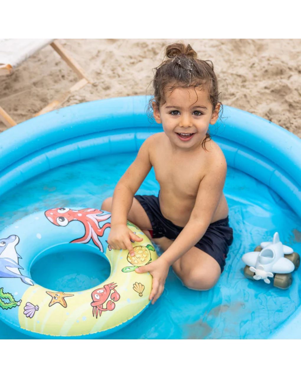 Swim essentials παιδική πισίνα 120cm adventure rainbow - Swim Essentials