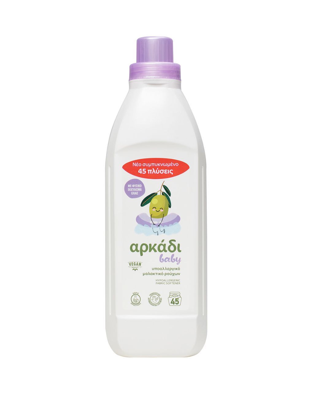 αρκάδι baby μαλακτικό ρούχων 1lt 45μεζ 8000038