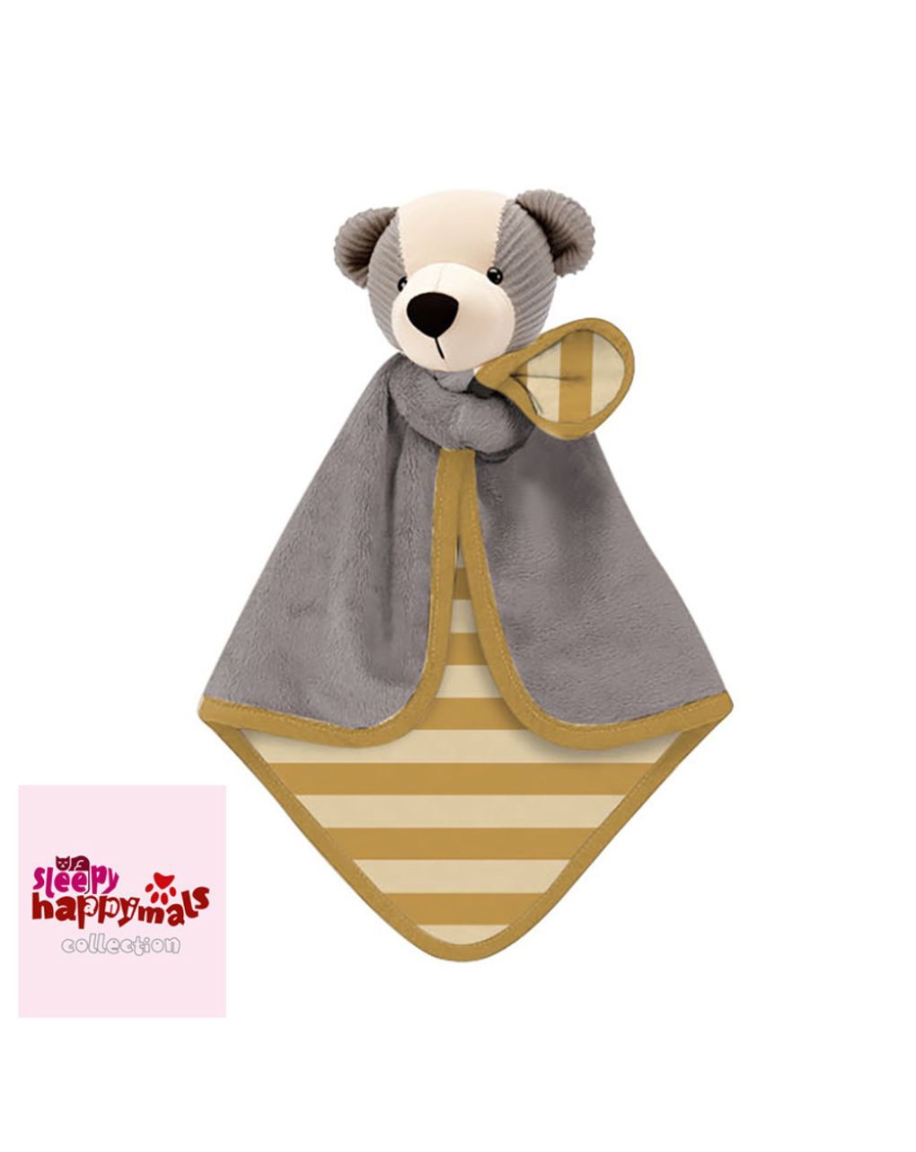Happymals πανάκι παρηγοριάς sweet sleep: αρκούδα, hm-005 - HAPPYMALS