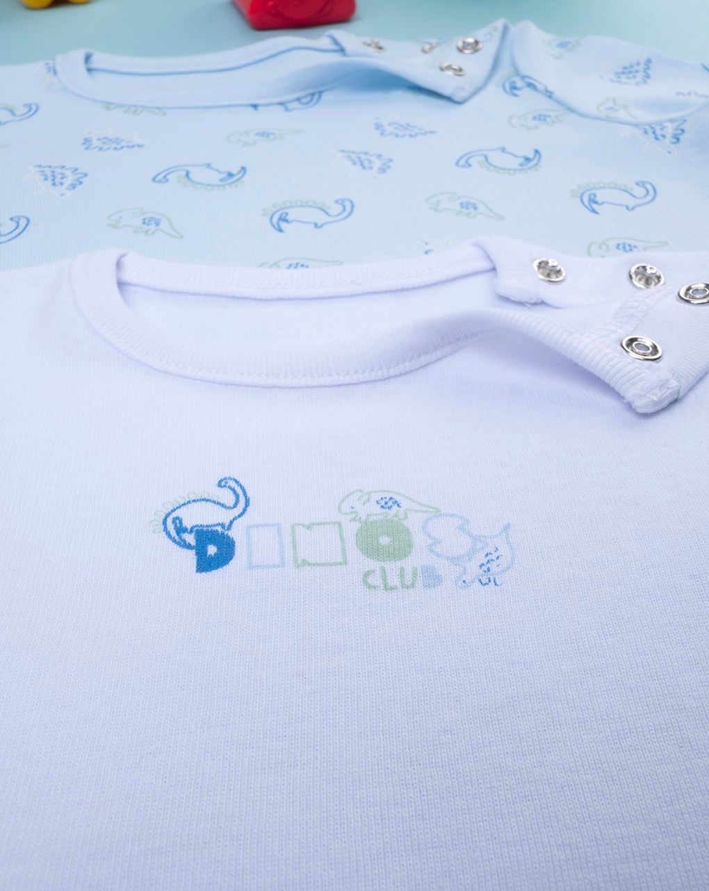 βρεφικά κορμάκια με δεινόσαυρους πακέτο x2 για αγόρι - Prénatal