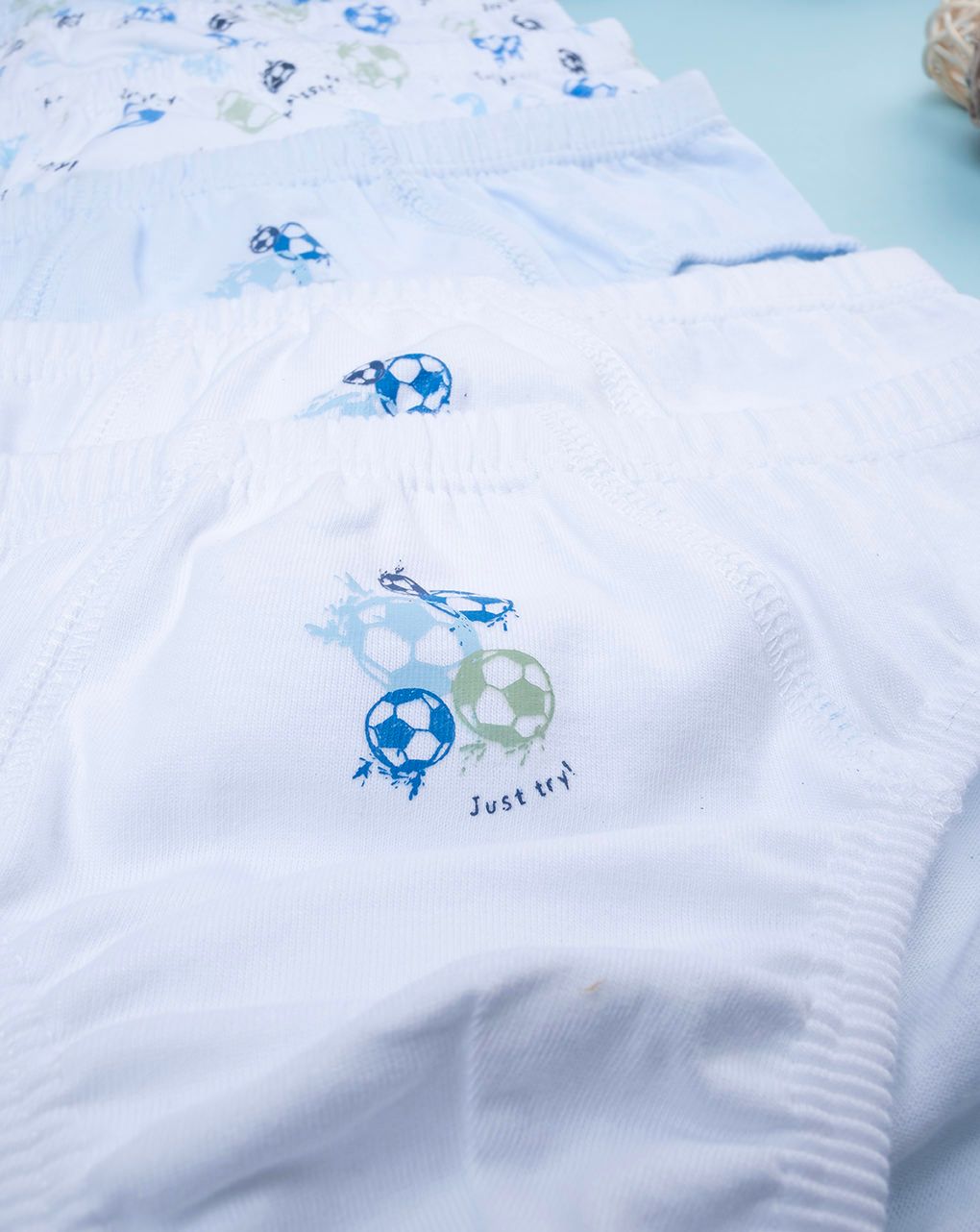 παιδικά σλιπ με ποδόσφαιρο πακέτο x7 για αγόρι - Prénatal