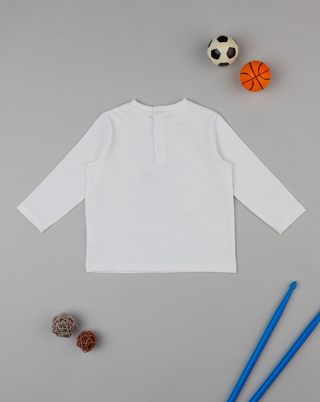 βρεφική μπλούζα λευκή best friend για αγόρι - Prénatal