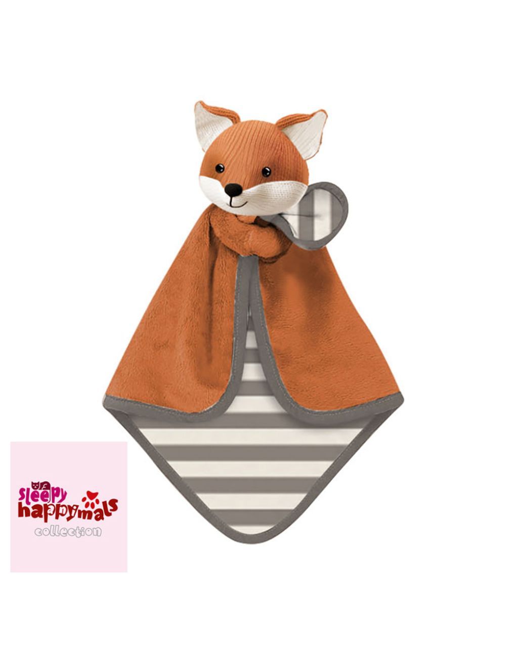 Happymals πανάκι παρηγοριάς sweet sleep: αλεπού, hm-006 - HAPPYMALS