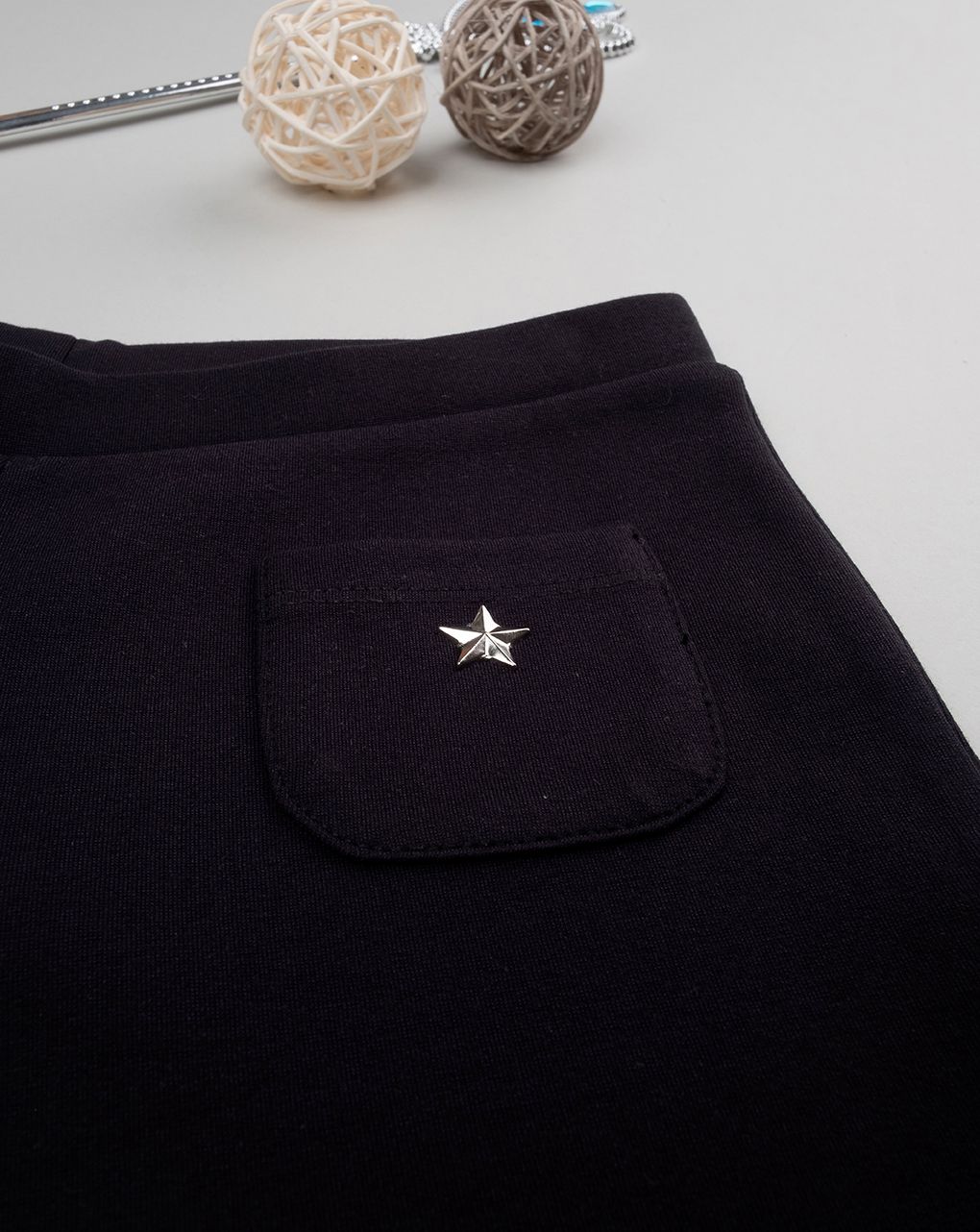 παιδικό παντελόνι καμπάνα μαύρο για κορίτσι - Prénatal