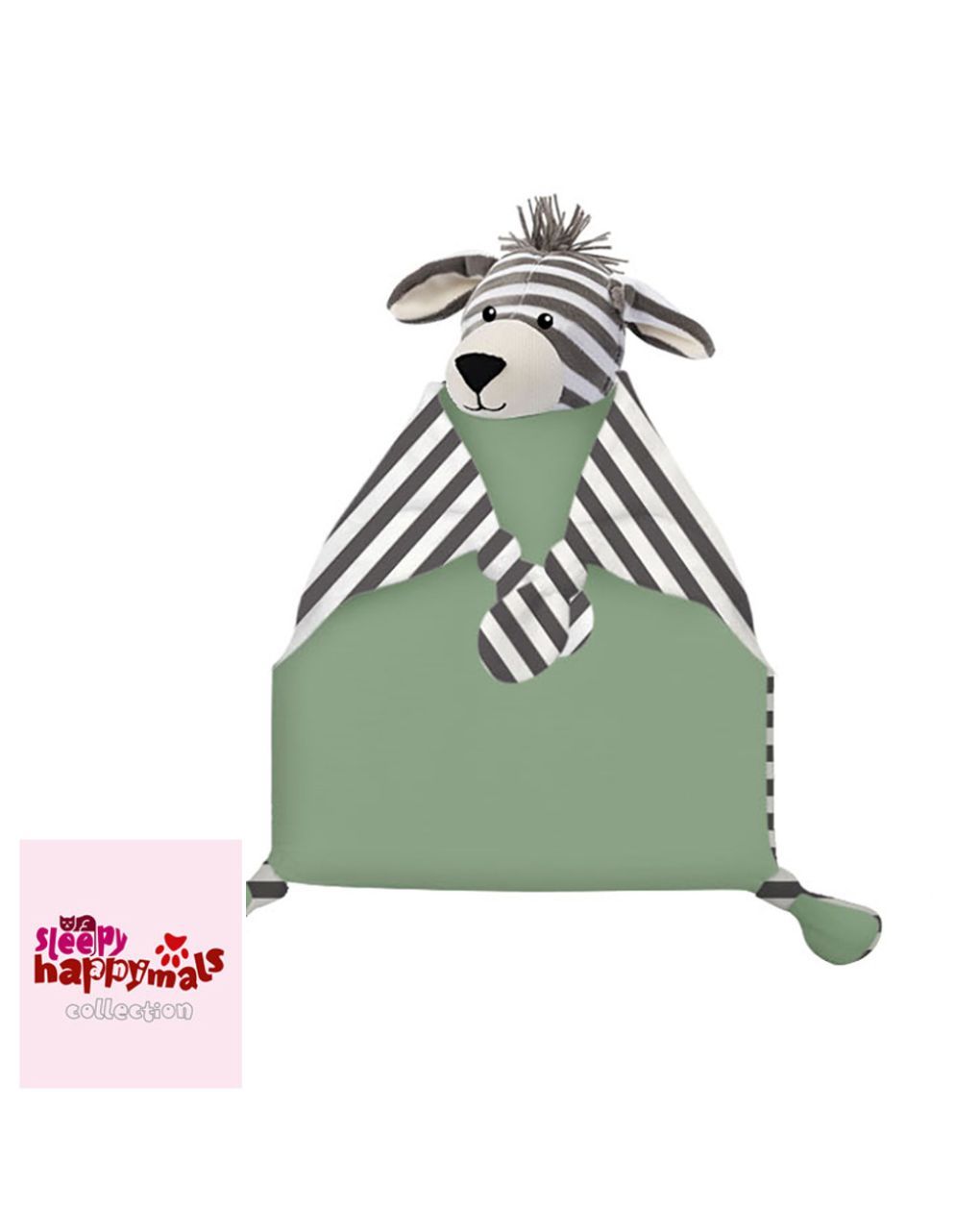 Happymals πανάκι παρηγοριάς sweet sleep: ζέβρα, hm-010 - HAPPYMALS