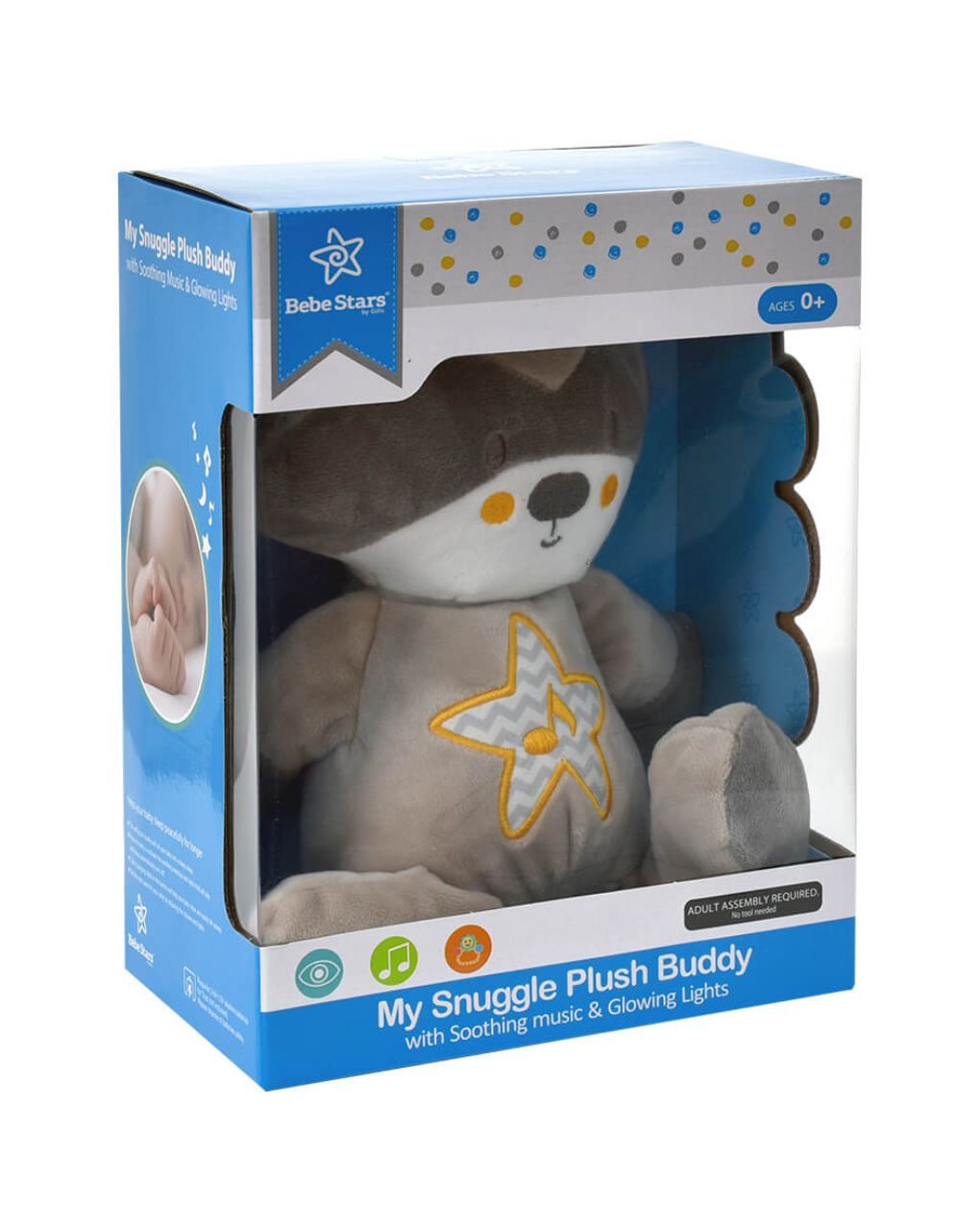 Bebe stars φωτεινός αγκαλίτσας raccoon, 856-186 - Bebe Stars