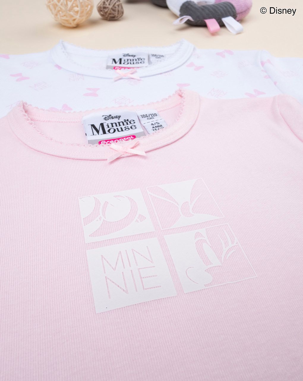 παιδικά φανελάκια με λουλούδια πακέτο x2 για κορίτσι - Prénatal