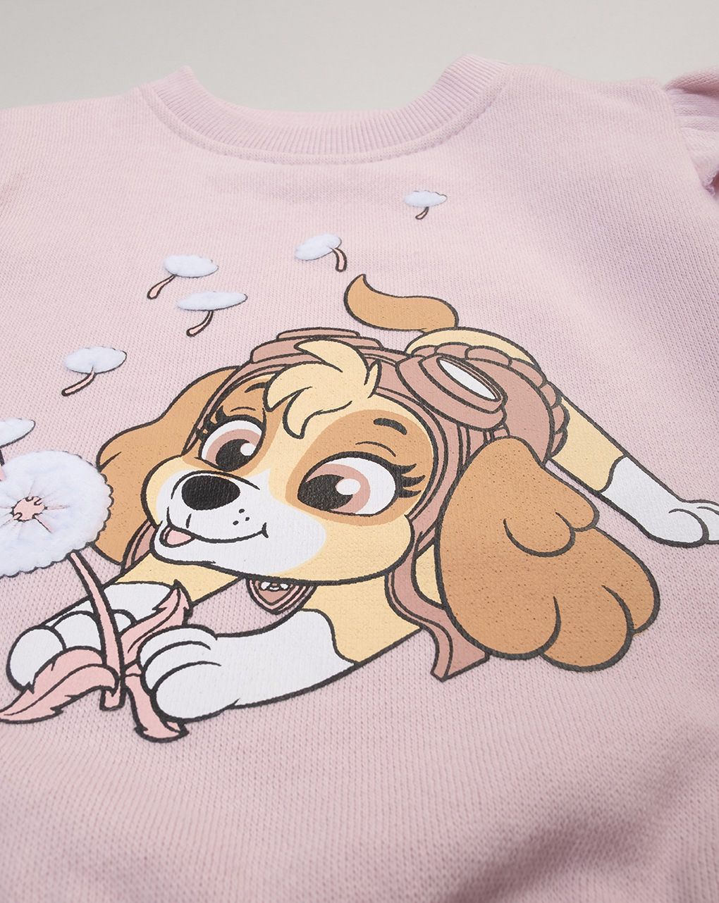 βρεφική μπλούζα φούτερ ροζ paw patrol για κορίτσι - Prénatal