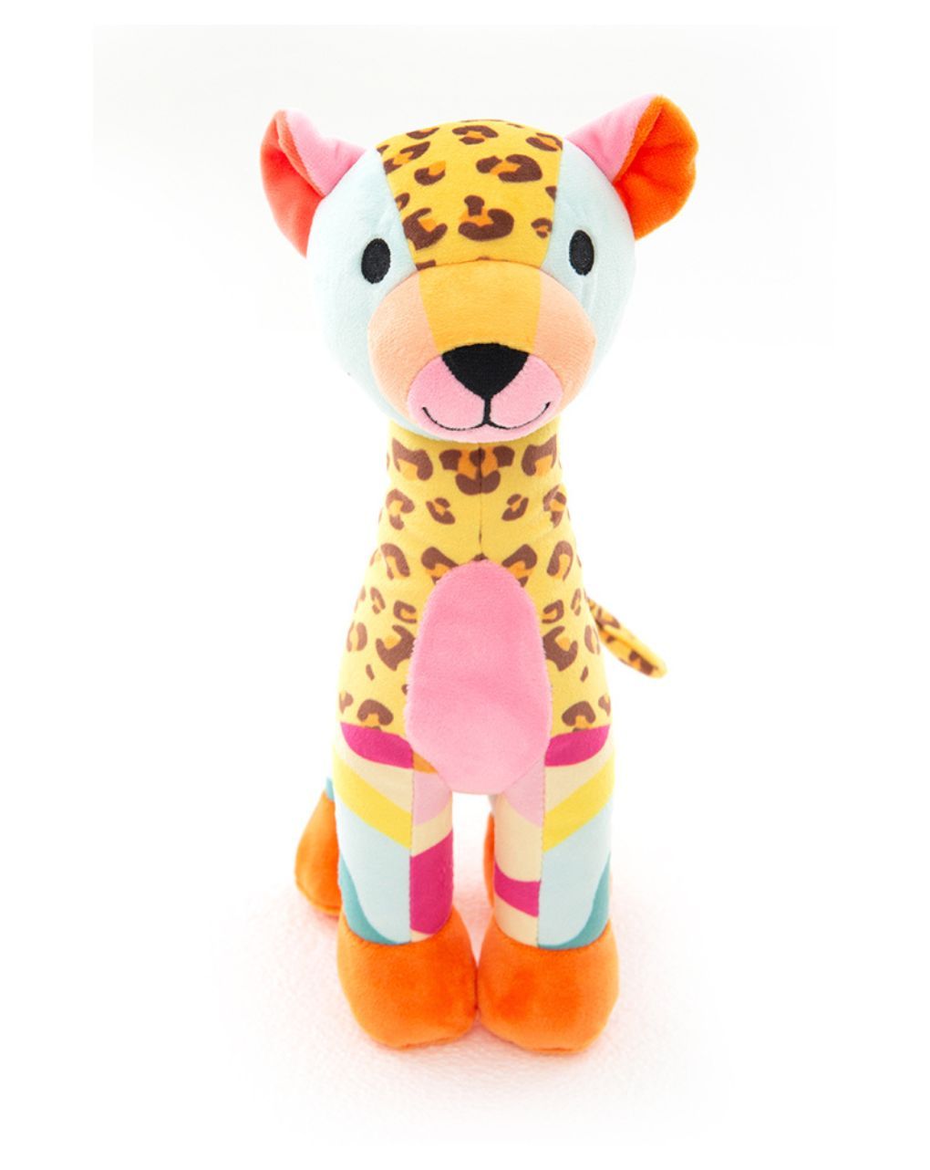 Happymals λούτρινα jungle world: λεοπάρδαλη, hj-003 - HAPPYMALS