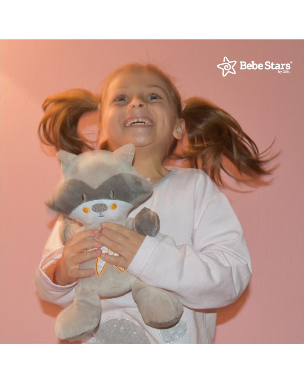 Bebe stars φωτεινός αγκαλίτσας raccoon, 856-186 - Bebe Stars