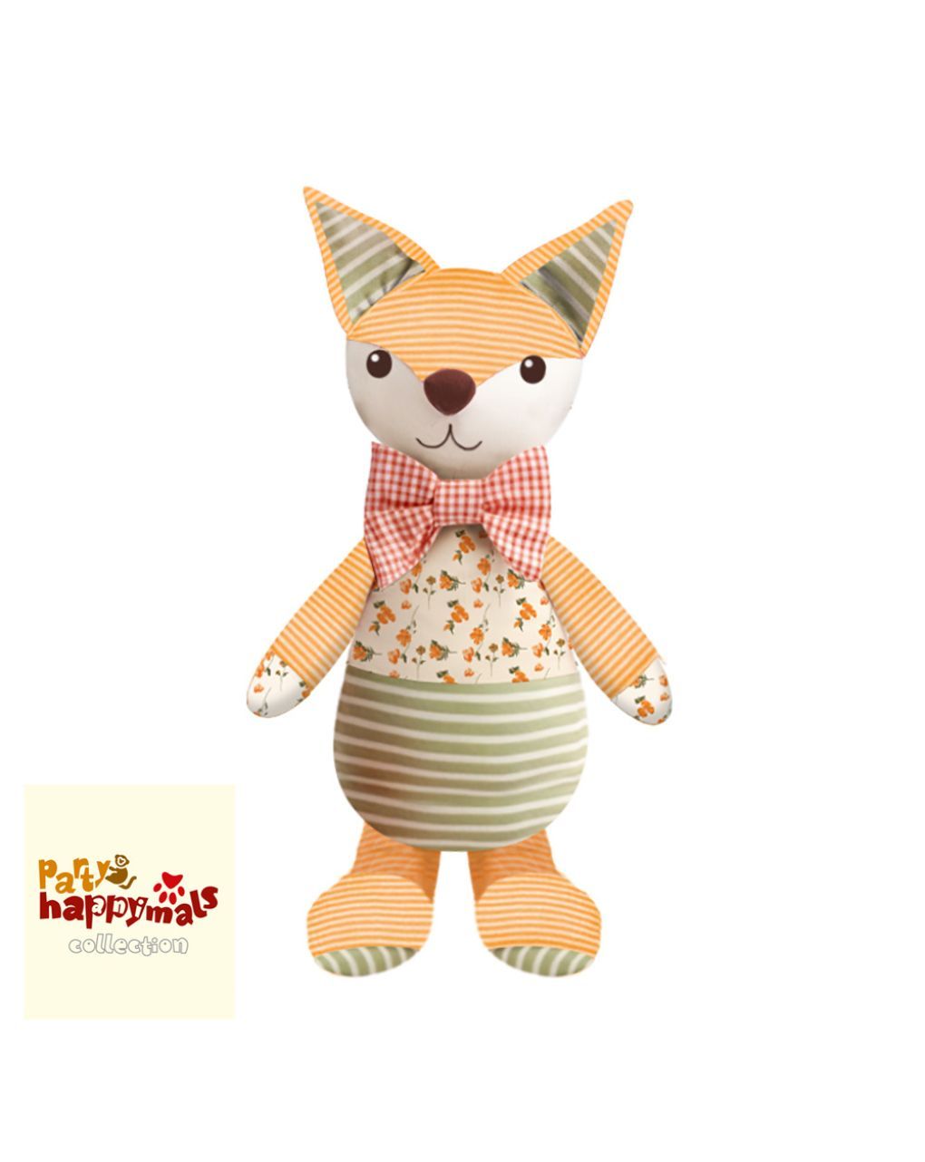 Happymals λούτρινο party time: αλεπού, hp-003 - HAPPYMALS