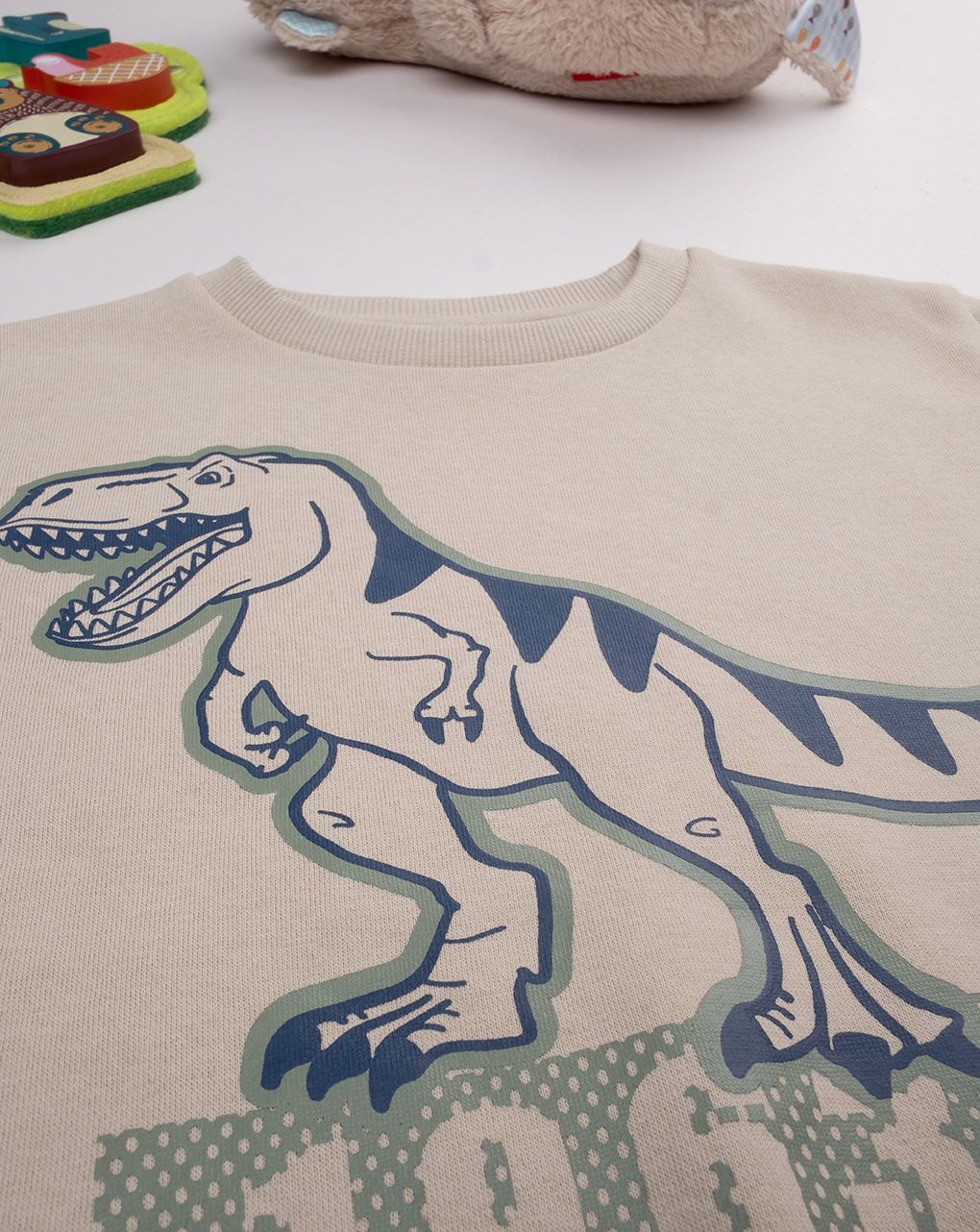 παιδικό σετ μπλούζα φούτερ και φόρμα dino για αγόρι - Prénatal