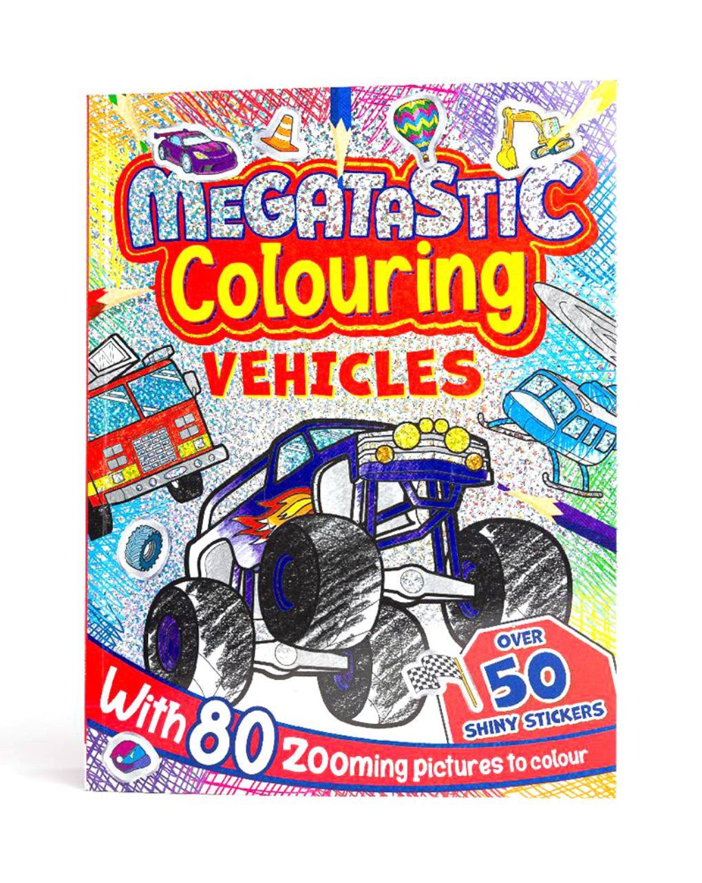 Hinkler megatastic colouring: vehicles, meg-10 - HINKLER