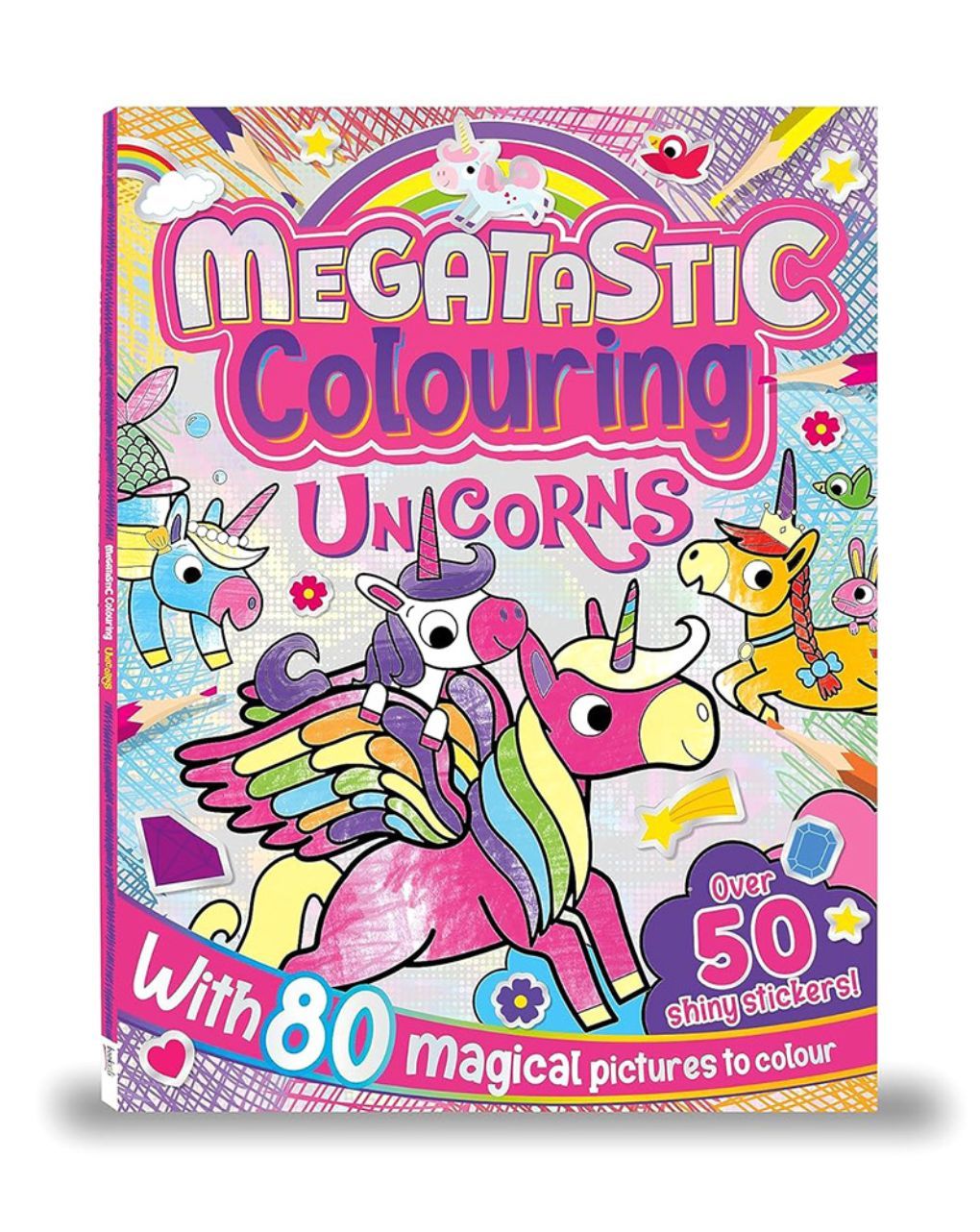 Hinkler megatastic colouring: unicorns, meg-12 - HINKLER