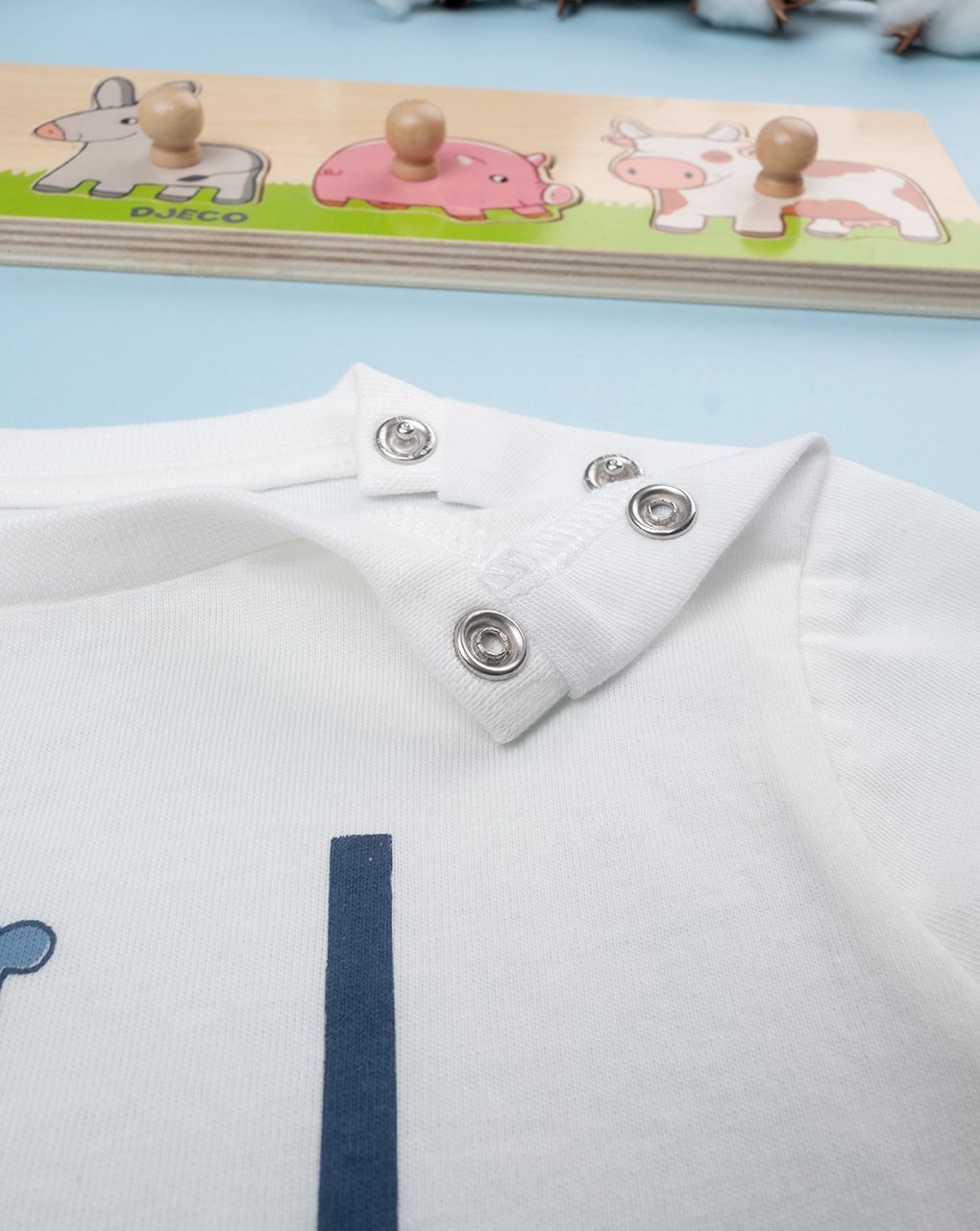 βρεφική μπλούζα λευκή tiger για αγόρι - Prénatal